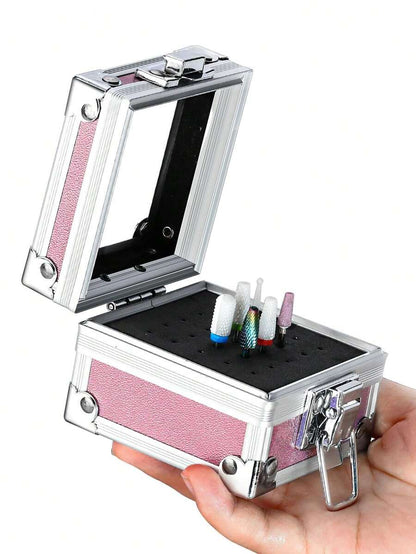 Aluminium E-File Bit Storage Case