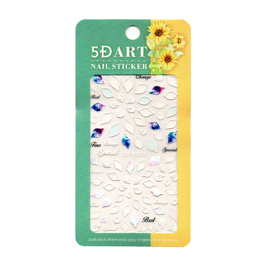 Nail Art Stickers - 5D Petals 5D-K028