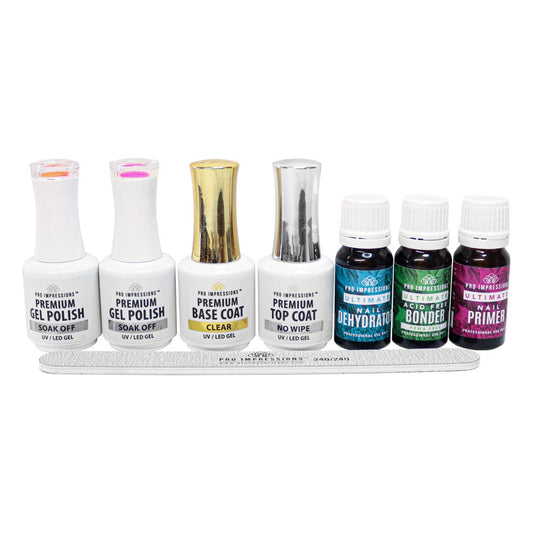 8 Piece Premium Gel Polish Starter Kit