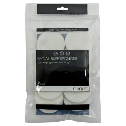 Chique -  Facial Buff Sponges - 12 Pack