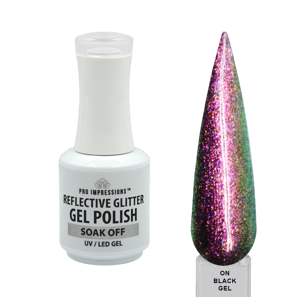 Reflective Glitter Gel Polish  - Glitz & Glam