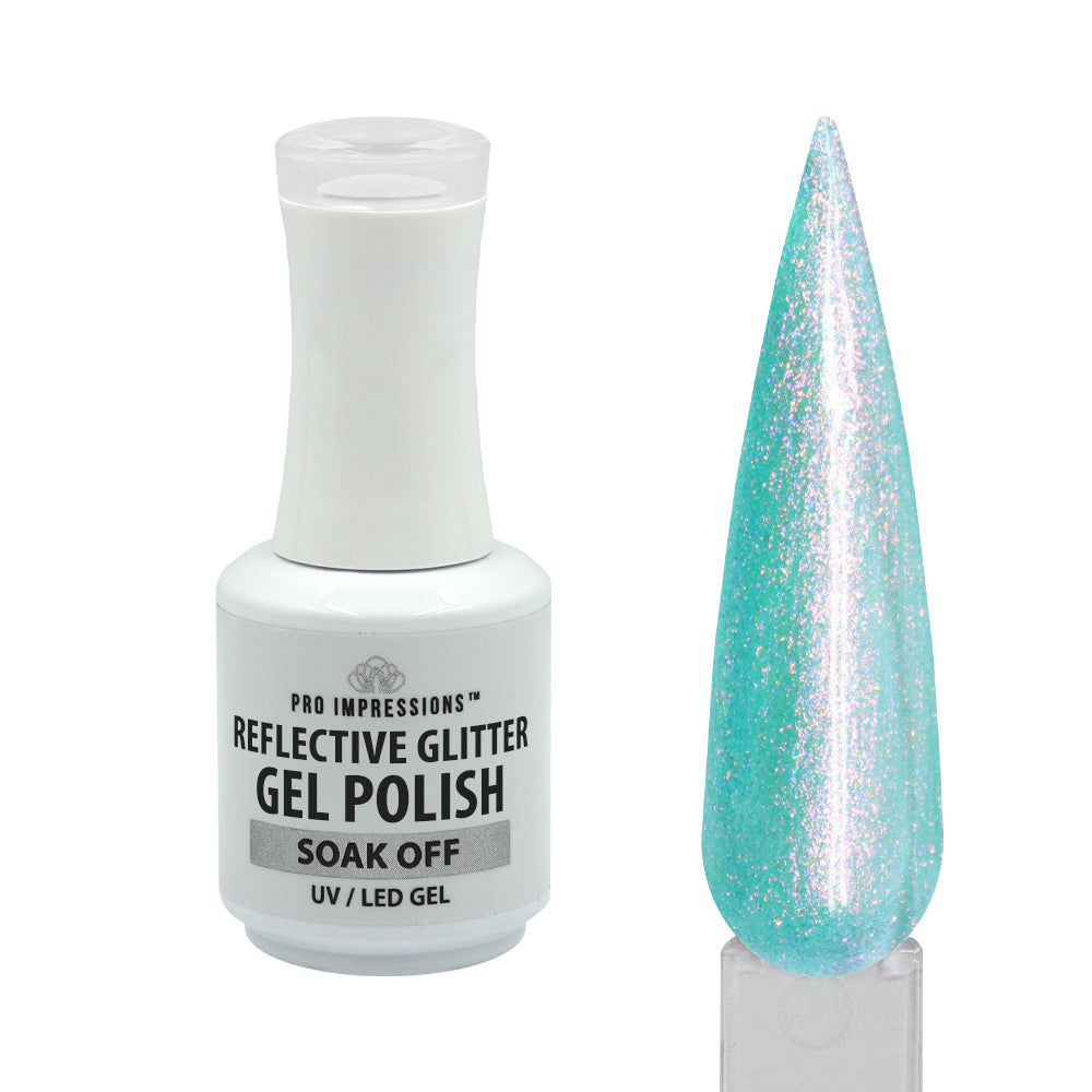 Reflective Glitter Gel Polish  - Glitz & Glam