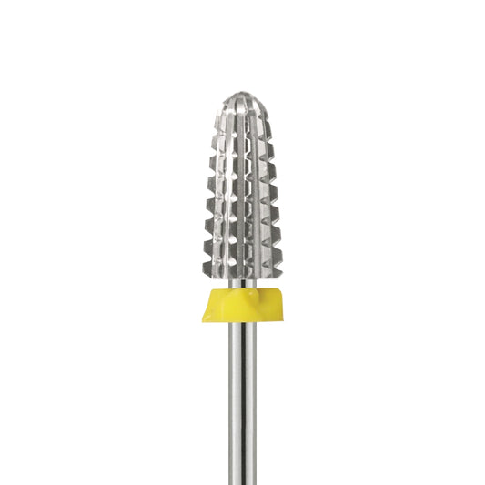 Silver Carbide - Large Tapered Pedicure E-file  Nail Drill Bit - 2x Coarse