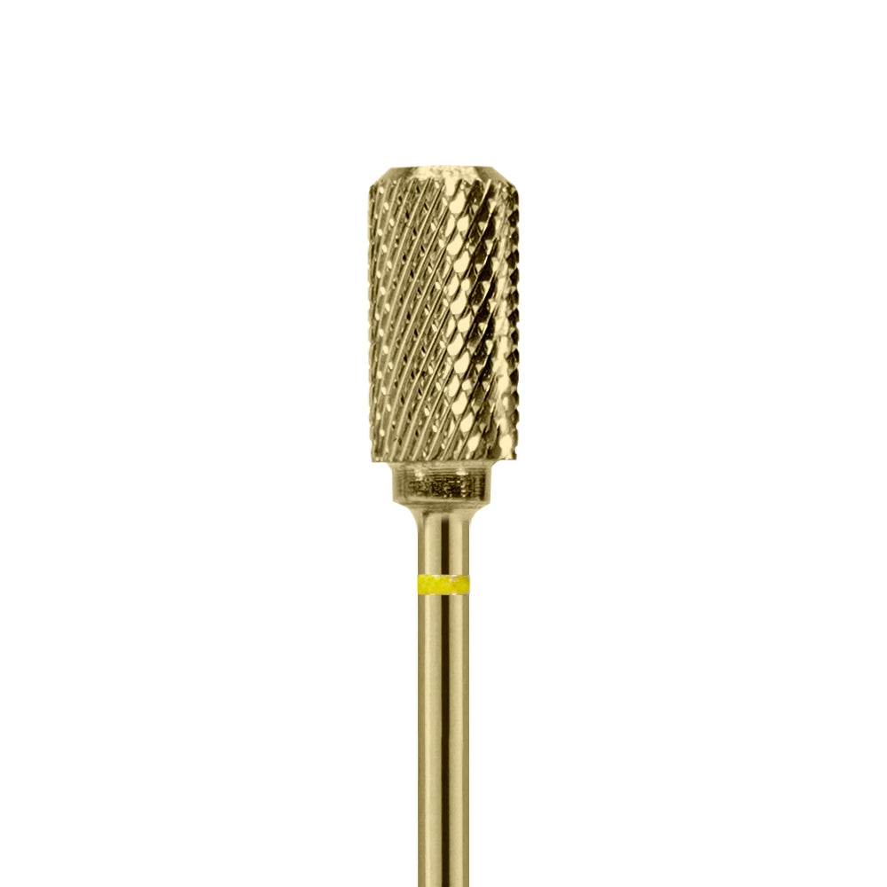 Gold Carbide - Flat Top Safety E-File Nail Drill Bit