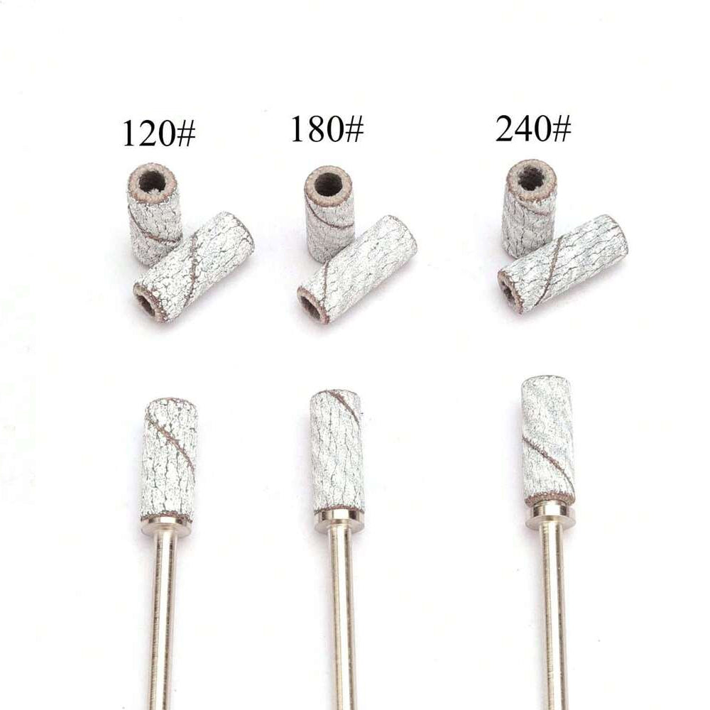 3.1mm Mini E-File Sanding Bands + FREE Mandrel Bit