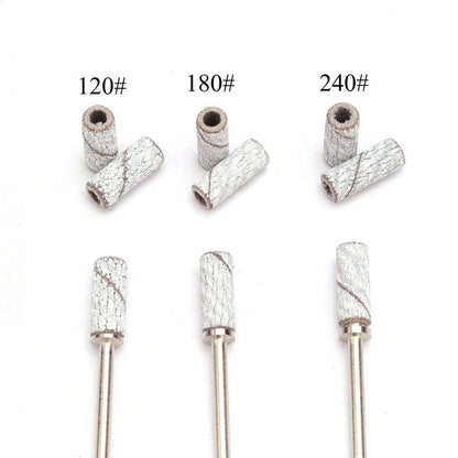 3.1mm Mini E-File Sanding Bands + FREE Mandrel Bit