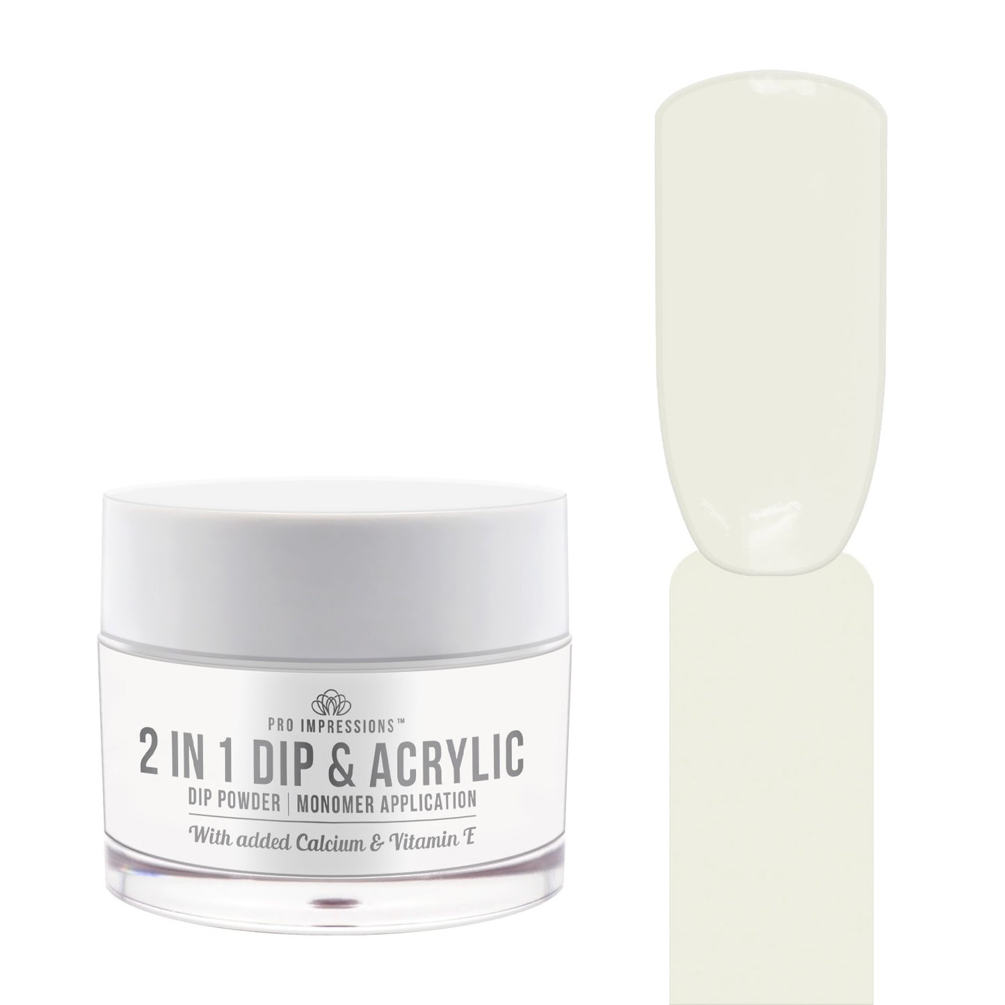 2 In 1 Dip & Acrylic Powder - No.3 Clear - 30g